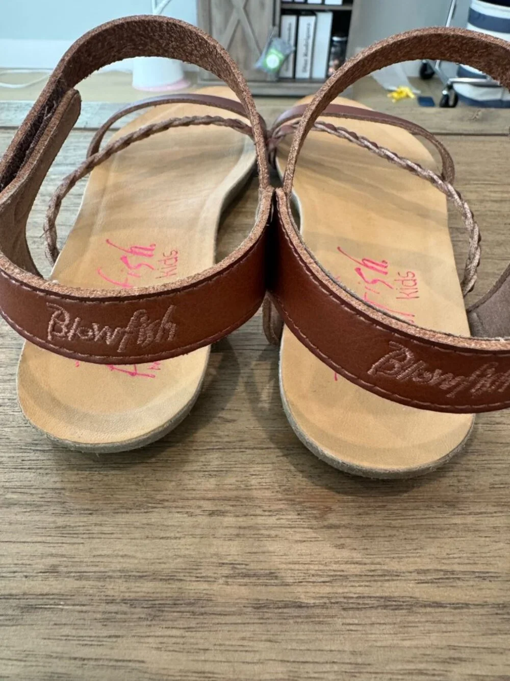 Blowfish Malibu Big Girl's Braided Sandals – Size 4